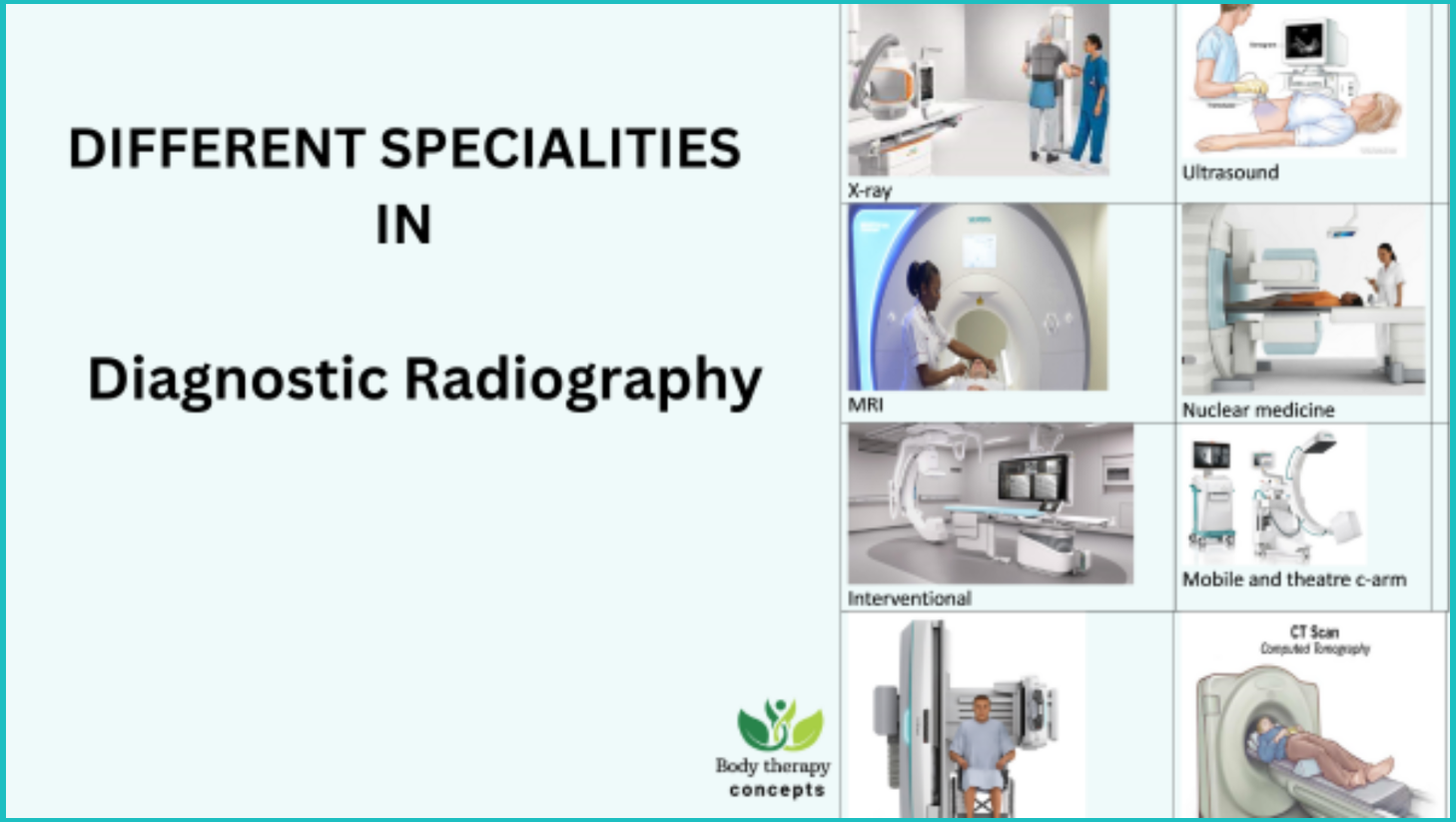 8 Different Specialties In Diagnostic Radiography An Overview